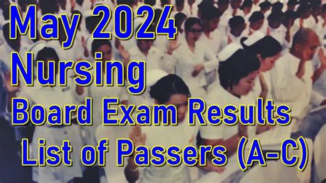 Nursing Board Exam Results May 2024 .